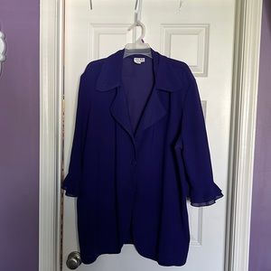 Beautiful purple 2 piece - size 26. Elegant for a nice occasion